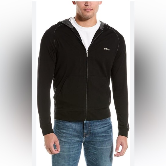 BOSS
Black Raglan Hoodie NWT Size M - Picture 3 of 5